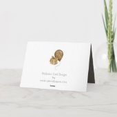 Carte Vintage Vinyl Record (red) (Dos)