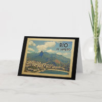 Vintage voyage du Brésil de Rio de Janeiro