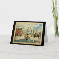 Vintage voyage du Missouri de Saint Louis