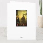 Carte Vintage voyage En Train (Dos)