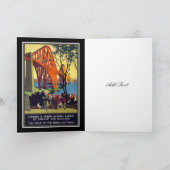 Carte Vintage voyage London Railway Scotland (Intérieur)