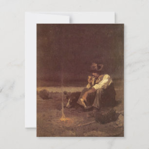 Carte Vintage Western Cowboys, Plains Herder par NC Wyet