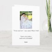 Carte Vintage Willcox Mère et Bébé (Dos)