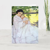 Carte Vintage Willcox Mère et Bébé (Devant)