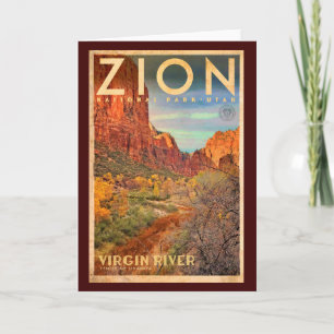 Carte Vintage Zion
