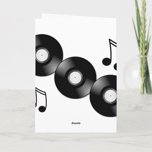 Carte Vinyl Record (Dos)