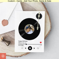 Vinyl Record Enfants Photo Joyeux selfie d'anniver