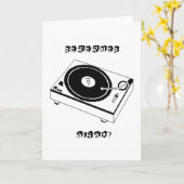 Carte Vinyle (Fleur jaune)