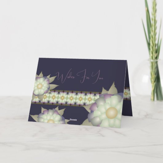 Carte Violet Avec Or (Dos)