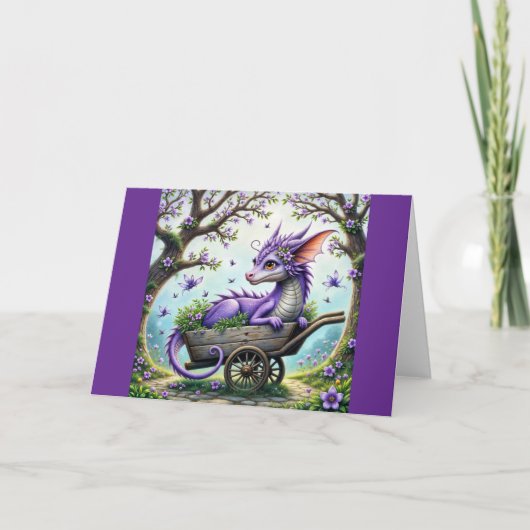Carte Violet Dragon (Devant)