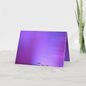 Carte Violet Et Noir (Dos)
