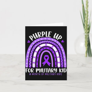 Carte Violet pour les enfants de militaires tout-petit f