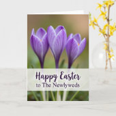 Carte Violet Spring Newlyweds Easter Card (Fleur jaune)
