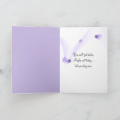 Carte Violets En Teacup Vintage (Intérieur)