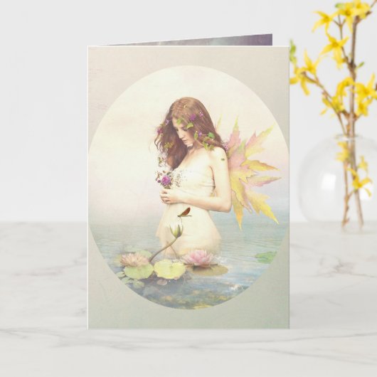 Carte Violette (Fleur jaune)