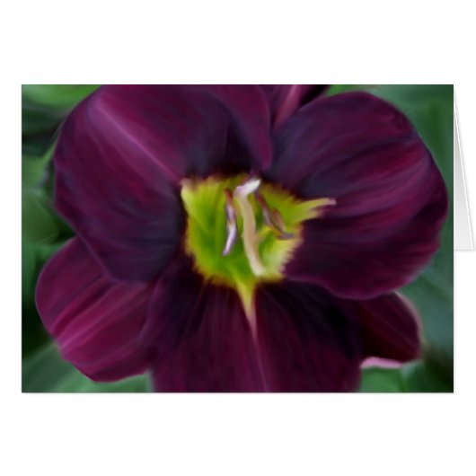 Carte violette profonde (Devant horizontal)