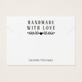 Carte violette simple avec collier de bijoux (Devant)