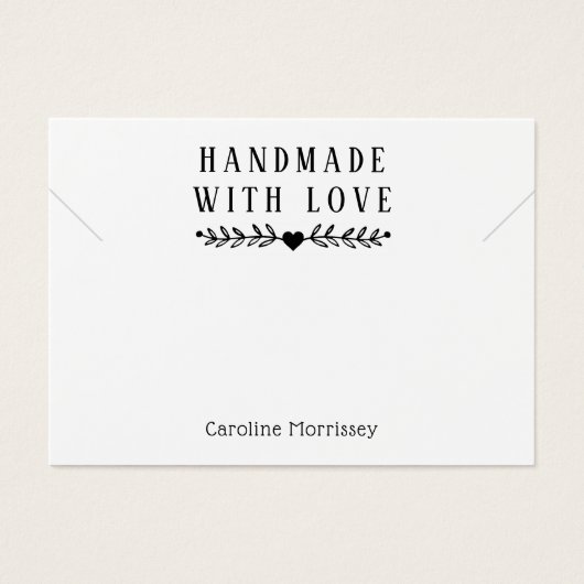 Carte violette simple avec collier de bijoux (Devant)