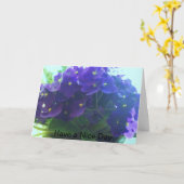 Carte Violettes africaines (Fleur jaune)