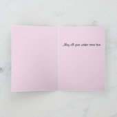 Carte Violettes d'anniversaire (Intérieur)