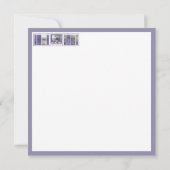 Carte violettes dans un bocal de lune (Dos)