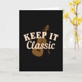 Carte Violin - Gardez-le Classique (Fleur jaune)