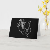 Carte Violiniste Loutre Cadeau Jouant du Violon Alto Mus (Fleur jaune)