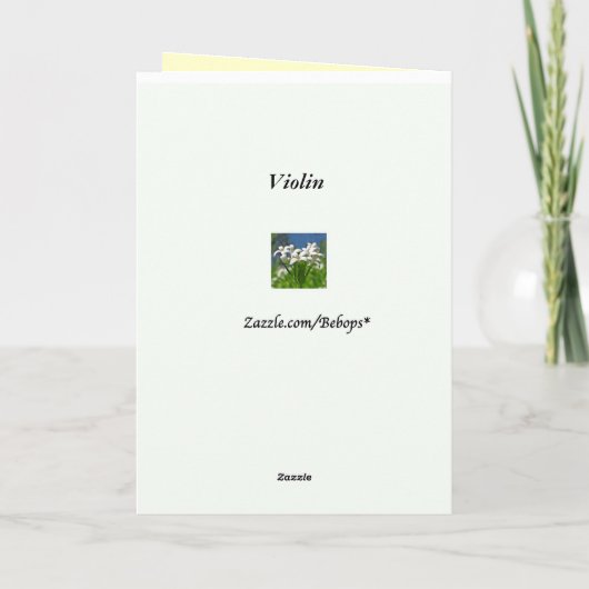 Carte Violon (Dos)