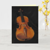 Carte Violon (Fleur jaune)