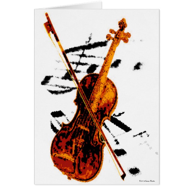 Carte Violon (Devant)