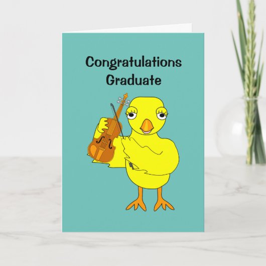Carte Violon Chick (Devant)