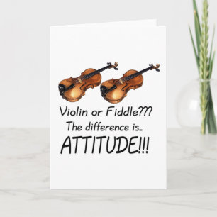 Carte Violon ou violon ? ? ?
