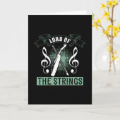 Carte Violon - Seigneur Des Cordes (Fleur jaune)