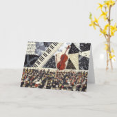 Carte Violoncelle (Fleur jaune)