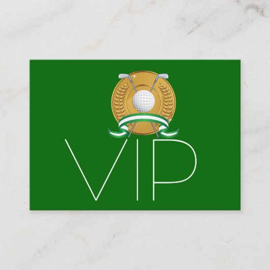 Carte VIP Golf - SRF (Devant)