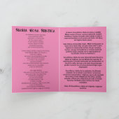 Carte Virgen Maria Rosa Mística (Intérieur)