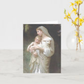 Carte Virgin And Child L'Innocence Card (Fleur jaune)