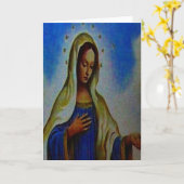 Carte Virgin Mary (Fleur jaune)