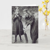 Carte Virginia et Vanessa Stephen, à St. Ives, 1894 (Fleur jaune)