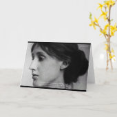 Carte Virginia Woolf "Love Autumn" (L'amour l'automne) (Fleur jaune)