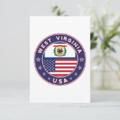 Carte Virginie-Occidentale (Debout devant)