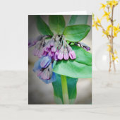Carte Virginina Bluebells (Fleur jaune)