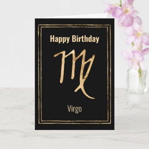 Carte Virgo Anniversaire zodiaque astrologie or personna
