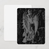 Carte Virgo Constellation Hevelius 1690 Vintage (Devant / Derrière)