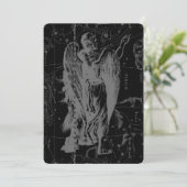 Carte Virgo Constellation Hevelius 1690 Vintage (Debout devant)