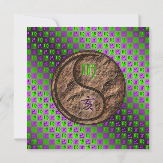 Carte Virgo & Earth Boar (Devant)