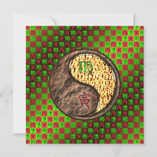 Carte Virgo & Fire Tiger (Devant)