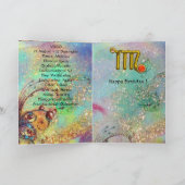 CARTE VIRGO HERMIT TAROT ASTROLOGIE ZODIAC ANNIVERSAIRE (Intérieur)