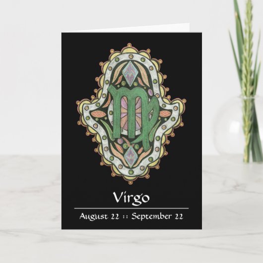 Carte Virgo Khamsa (Devant)