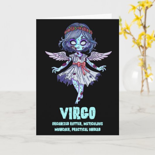 Carte Virgo Zombie (Fleur jaune)
